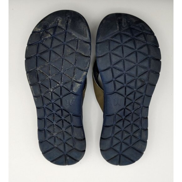 Hurley Flex 2.0 Men's Size 10 Flip-Flop Olive Canvas Sandals - Picture 6 of 7